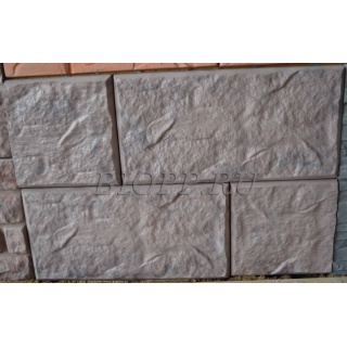 Фасадная цокольная панель «Большой песчаник»